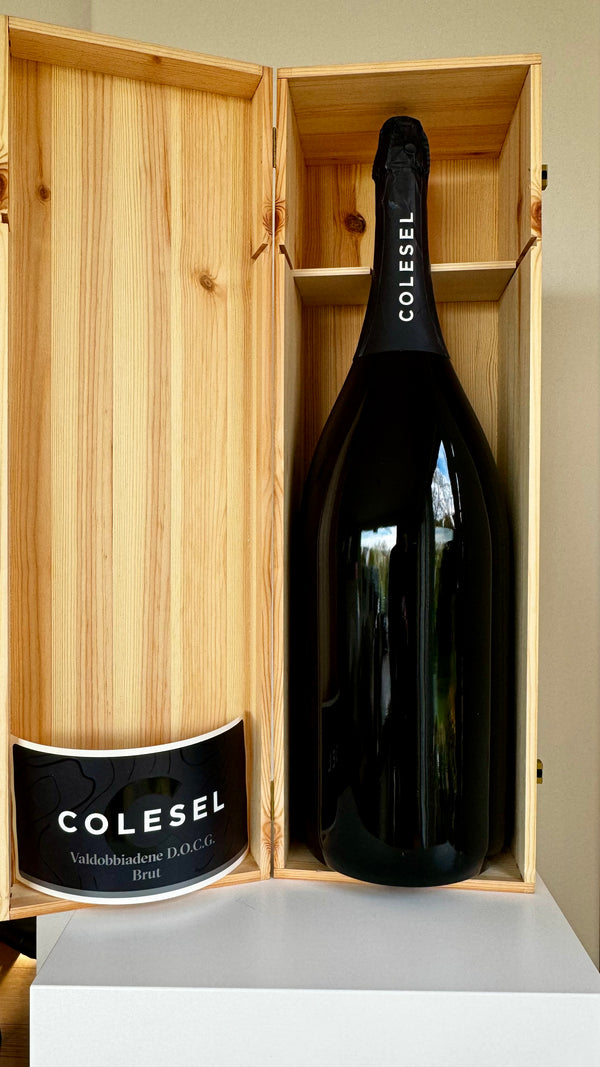 Colesel Valdobbiadene DOCG "Prato Scuro" Brut Prosecco Superiore METHUSALEM 6 Liter